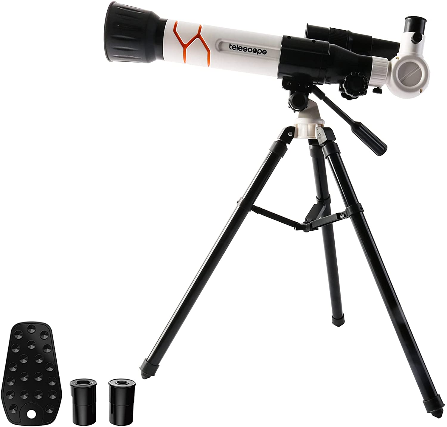 2 en 1 Mi Primer Telescopio y Microscopio Set de Juego Educativo Kit de Inicio de Ciencia y Astronomía para Niños Regalo de Navidad