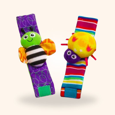 Fidtoy Set de jouets à hochet pour poignet et pied de bébé