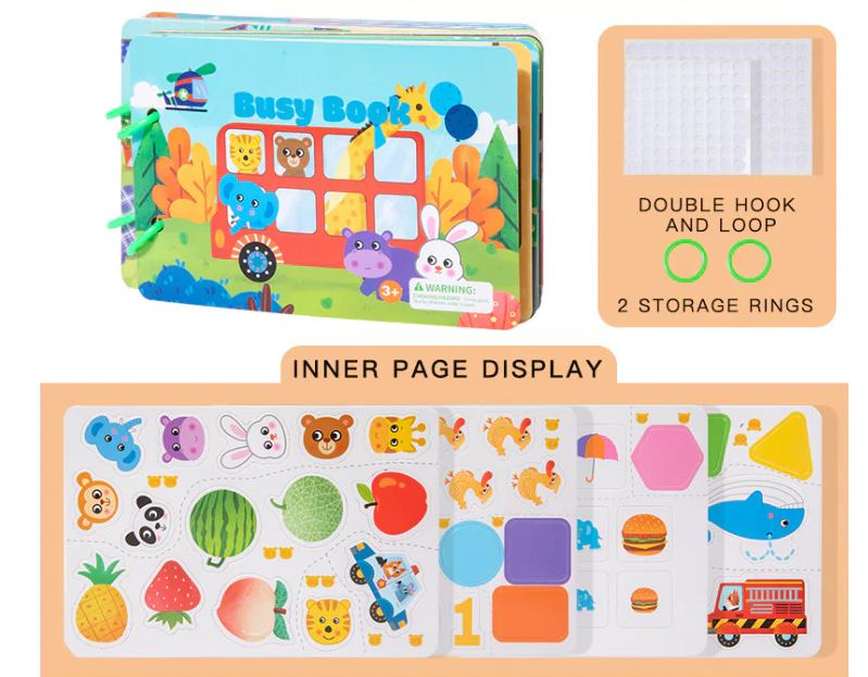 Fidtoy Libro Sensorial para Niños Pequeños