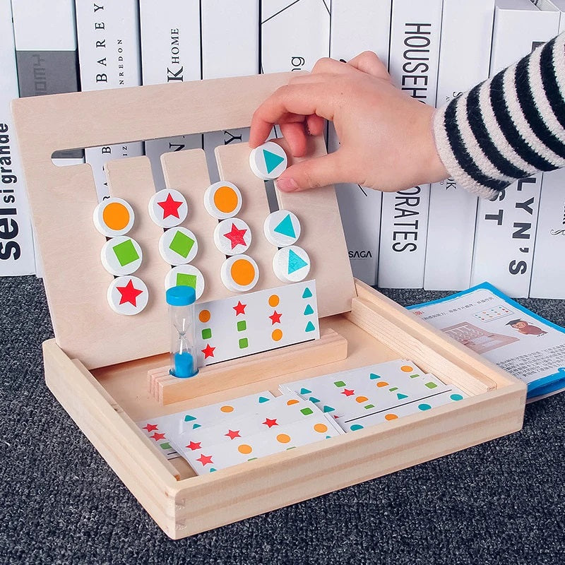 Tablero de juego de rompecabezas deslizante de doble cara