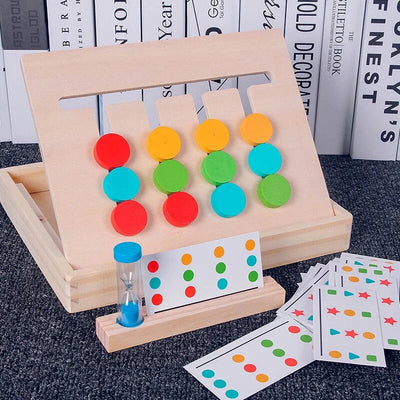 Tablero de juego de rompecabezas deslizante de doble cara