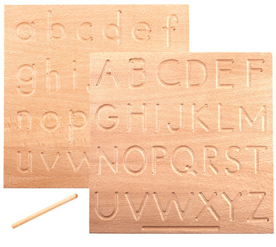 Bamboo Letter Tracing Board