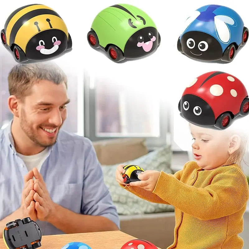 Chenille de traction Fidtoy – Jouet à tirer pour tout-petits, pour le développement de la motricité
