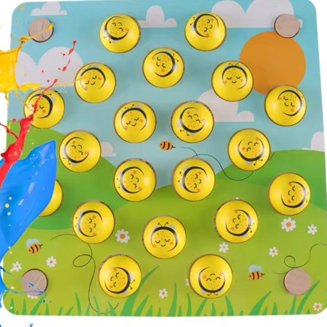 Juego de ajedrez de memoria de madera Jumbo con tarjetas de trazado a juego