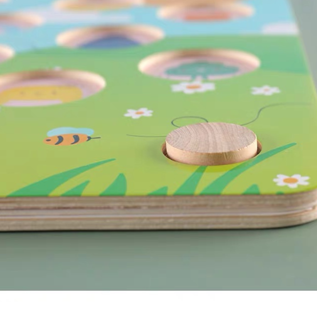 Juego de ajedrez de memoria de madera Jumbo con tarjetas de trazado a juego