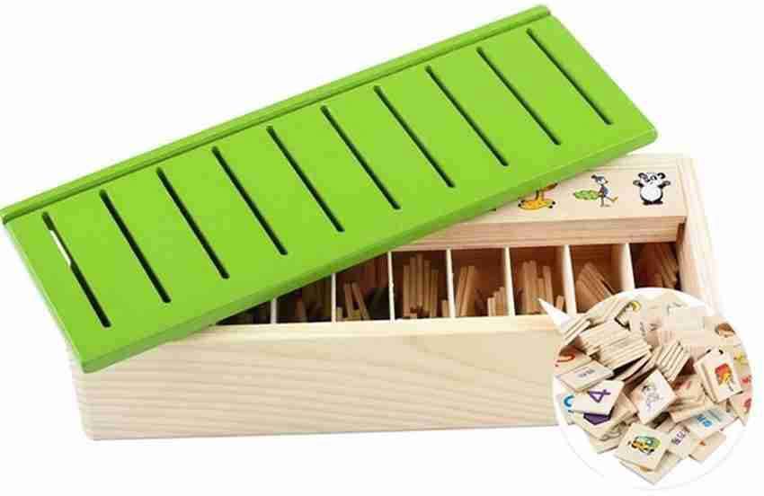 Fidtoy Wooden Sorting Box – Montessori Educational Toy for Kids 3+