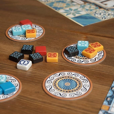 Jeu de société Fidtoy de placement de tuiles pour enfants et familles – Construction de motifs en mosaïque, raisonnement spatial et amusement tactique pour les soirées de jeux en famille