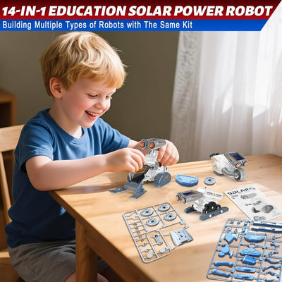 Kit de robotique à énergie solaire 14 modèles en 1 - 707