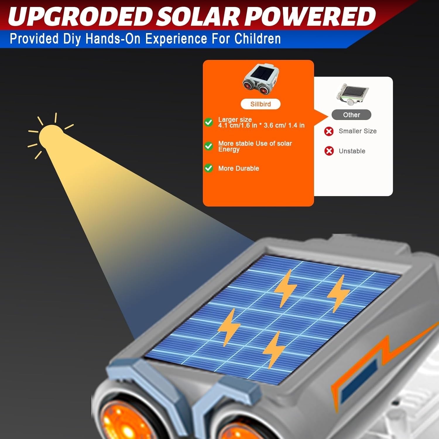 Kit de robotique à énergie solaire 14 modèles en 1 - 707