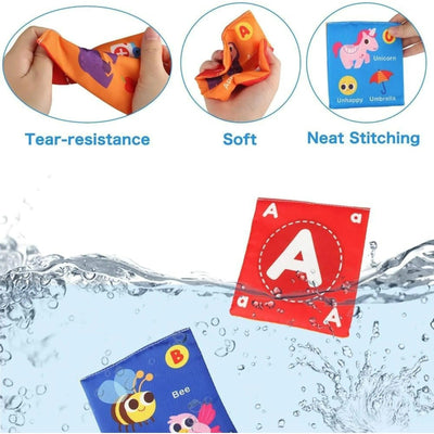 Cartes en tissu souple pour l'apprentissage de l'alphabet de la petite enfance (A à Z) - 978