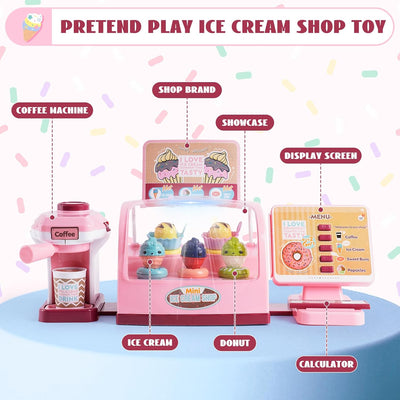 Fidtoy – Série de jeux d'imitation pour enfants, magasin de burgers, ensemble de jeu de rôle de cuisine de 25 pièces, jouet éducatif pour enfants de 3 ans et plus