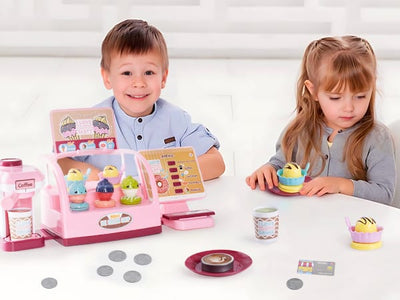 Fidtoy – Série de jeux d'imitation pour enfants, magasin de burgers, ensemble de jeu de rôle de cuisine de 25 pièces, jouet éducatif pour enfants de 3 ans et plus