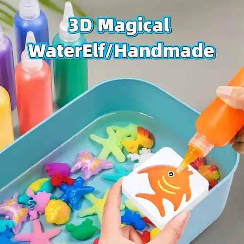 Fidtoy Magical Waterscape DIY ELF Water Gel Molding Toy for Kids Creative Craft Play Age 2-6