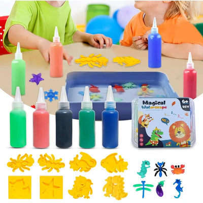 Fidtoy Magical Waterscape DIY ELF Water Gel Molding Toy for Kids Creative Craft Play Age 2-6