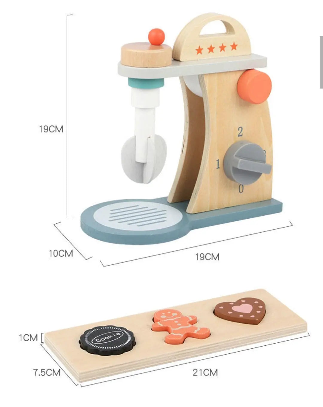 Kit de cuisine en bois pour enfants (fabricant de farine)