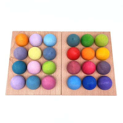 Wooden Balls Sorting Board