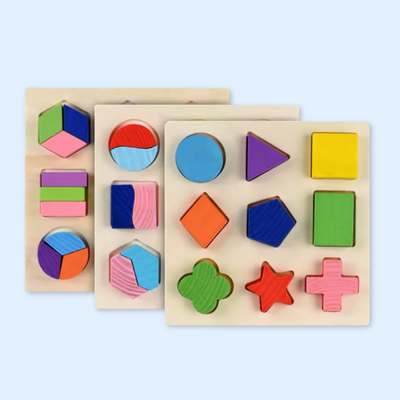 Fidtoy Jeu de Puzzles en Bois Montessori pour Tout-petits Éveil Éducatif
