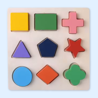 Fidtoy Jeu de Puzzles en Bois Montessori pour Tout-petits Éveil Éducatif