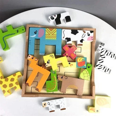 Rompecabezas de animales Montessori