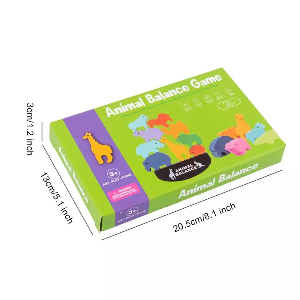Équilibre dinosaure en bois - Jouets de motricité fine