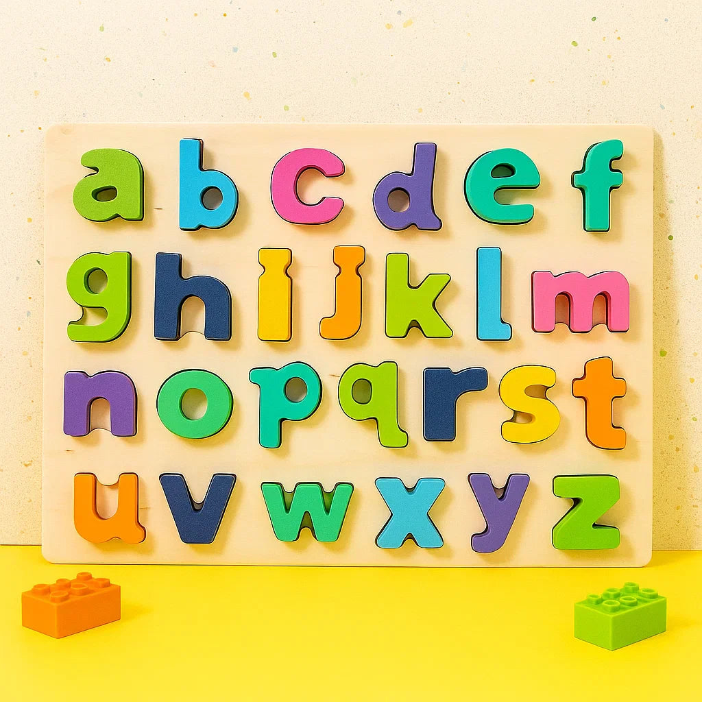 AlphaBlocks – Madera y educativo – Rompecabezas de letras 3D