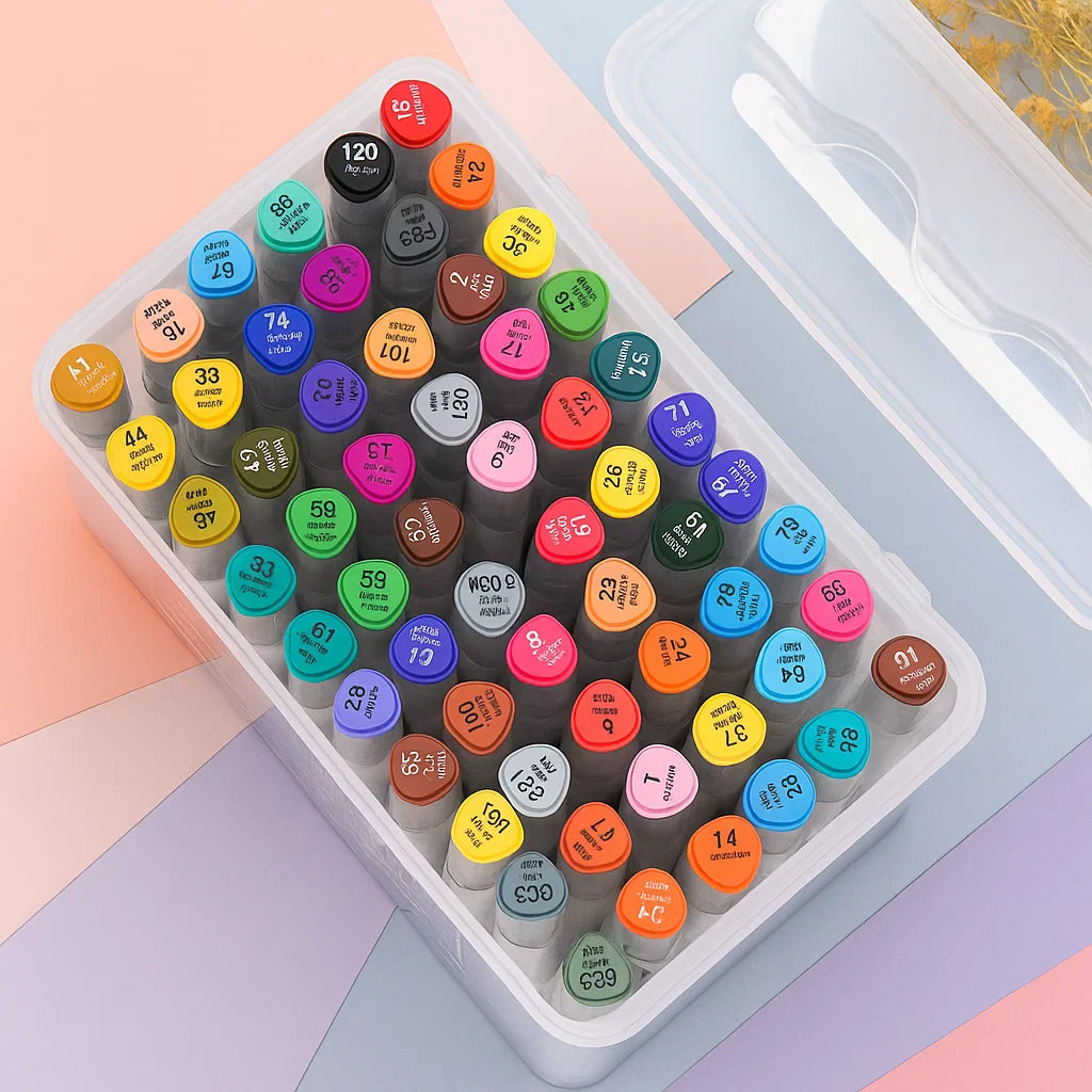 HighlightPro – Double & Colourful – Scentless & Washable School Pens