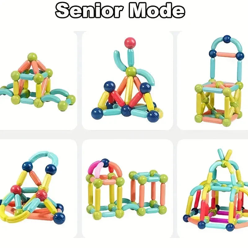 Fidtoy Blocs Magnétiques, Jouet de Construction STEM pour Enfants de 3 ans et plus