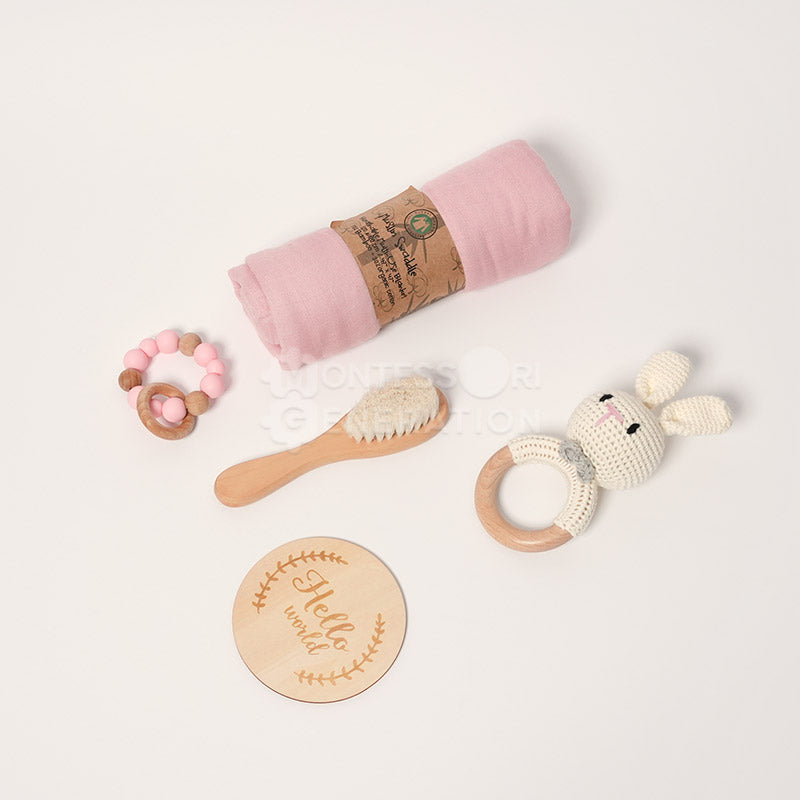 Coffret cadeau Fidtoy pour nouveau-né – Kit de naissance