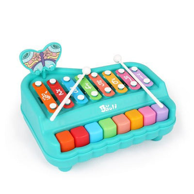 Fidtoy Piano Musical Xylophone 2 en 1 – Jouet Musical Éducatif à 8 Notes pour Tout-Petits