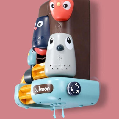 Fidtoy Juguete de agua para el baño con tuberías – Juguete de baño para niños pequeños con tuberías de vertido para jugar con agua