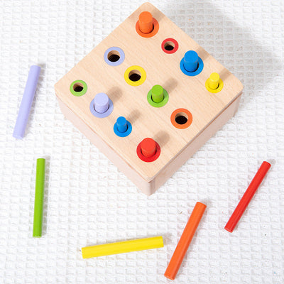 Jouets en boîte à monnaie à tiroir Montessori 4-en-1
