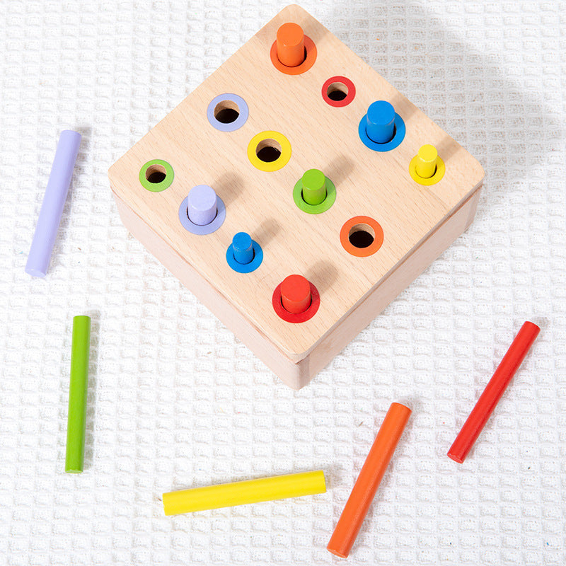 Jouets en boîte à monnaie à tiroir Montessori 4-en-1