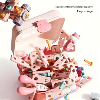 Fidtoy Kit de tournevis créatif pour tout-petits - Apprentissage STEM et motricité fine
