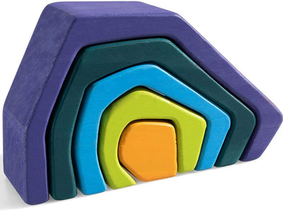 Bloques de Madera Cueva - Juguetes de madera de juego abierto