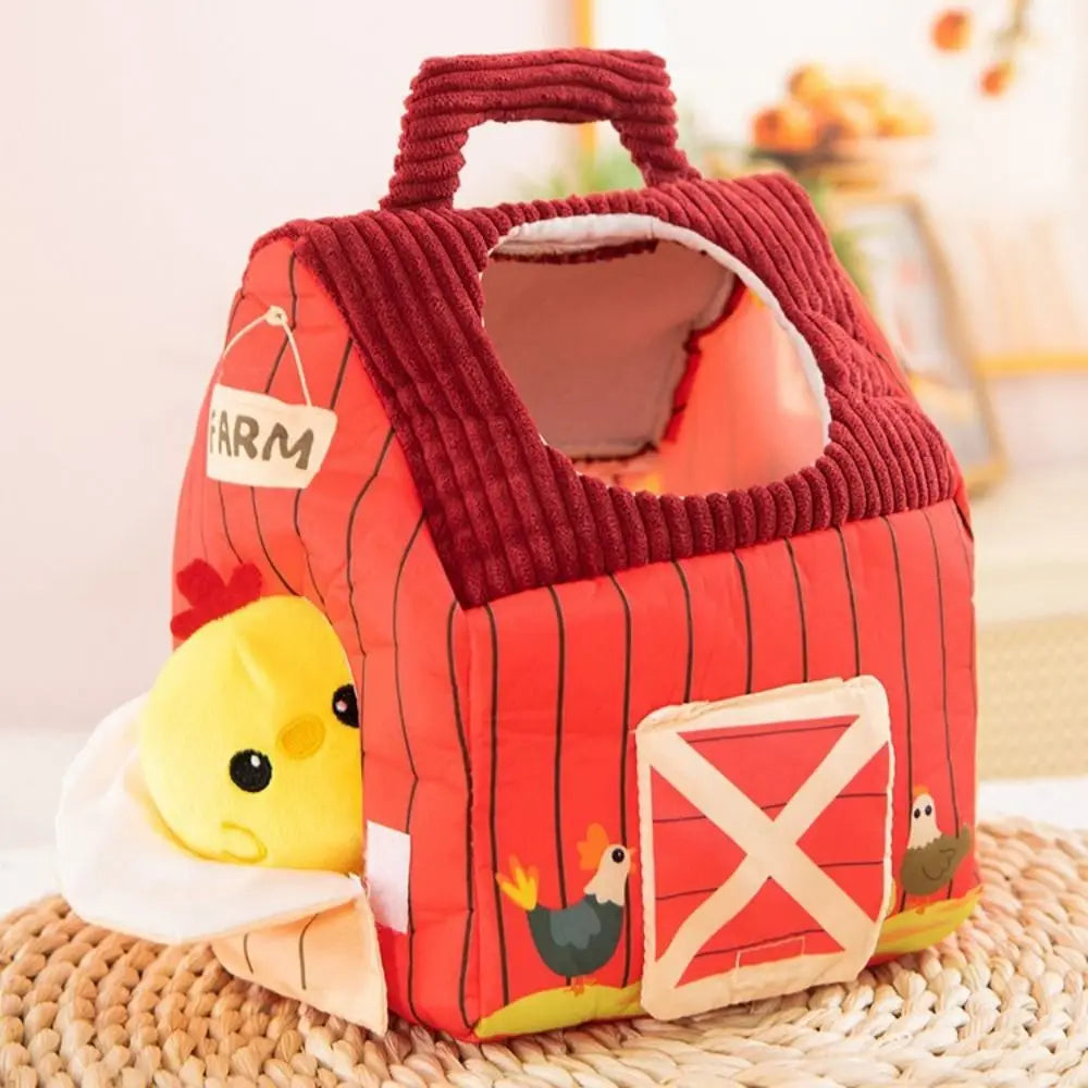 Granja de peluche Montessori