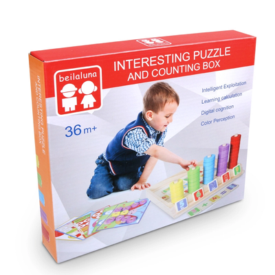 Boîte à compter et puzzle intéressant - 389