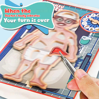 Electronic Crazy Doctor Human Body Organ Surgery Operation Kit - 953