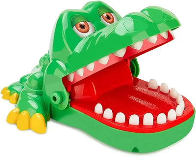 Fidtoy Crocodile Teeth Bite Finger Game for Kids – Funny Crocodile Dentist Party Game for Family Travel and Group Play