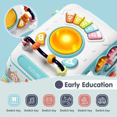 Autobus Fidtoy Musical d'activités avec lumières et sons