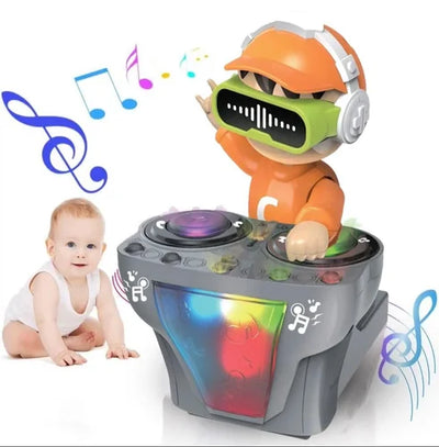Jouet de danse DJ Fidtoy avec lumières musicales et mouvement automatique