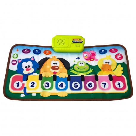 Tapis de Musique Fidtoy Piano – Tapis de Jeu Musical Pliable pour Enfants