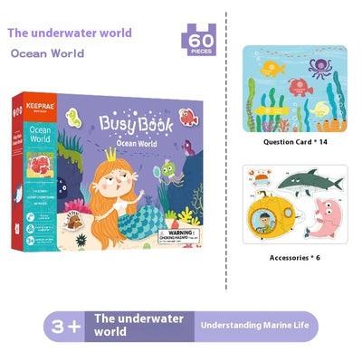 Baby Enlightenment Early Cognitive Education Quiet Book Educational Toys