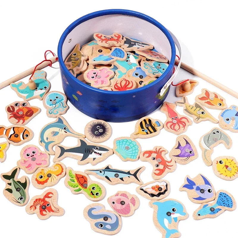 Pesca Magnética Montessori 31 PIEZAS