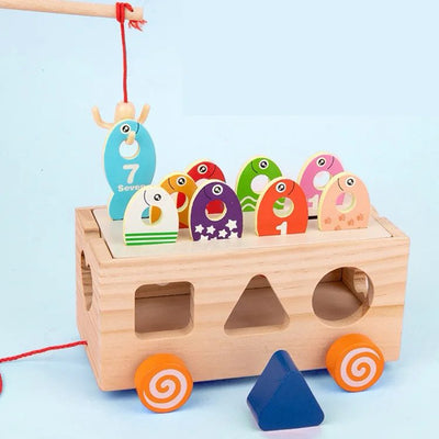 Jouet de pêche et de tri de formes | Jeu de motricité fine et de reconnaissance des formes
