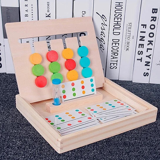Tablero de juego de rompecabezas deslizante de doble cara