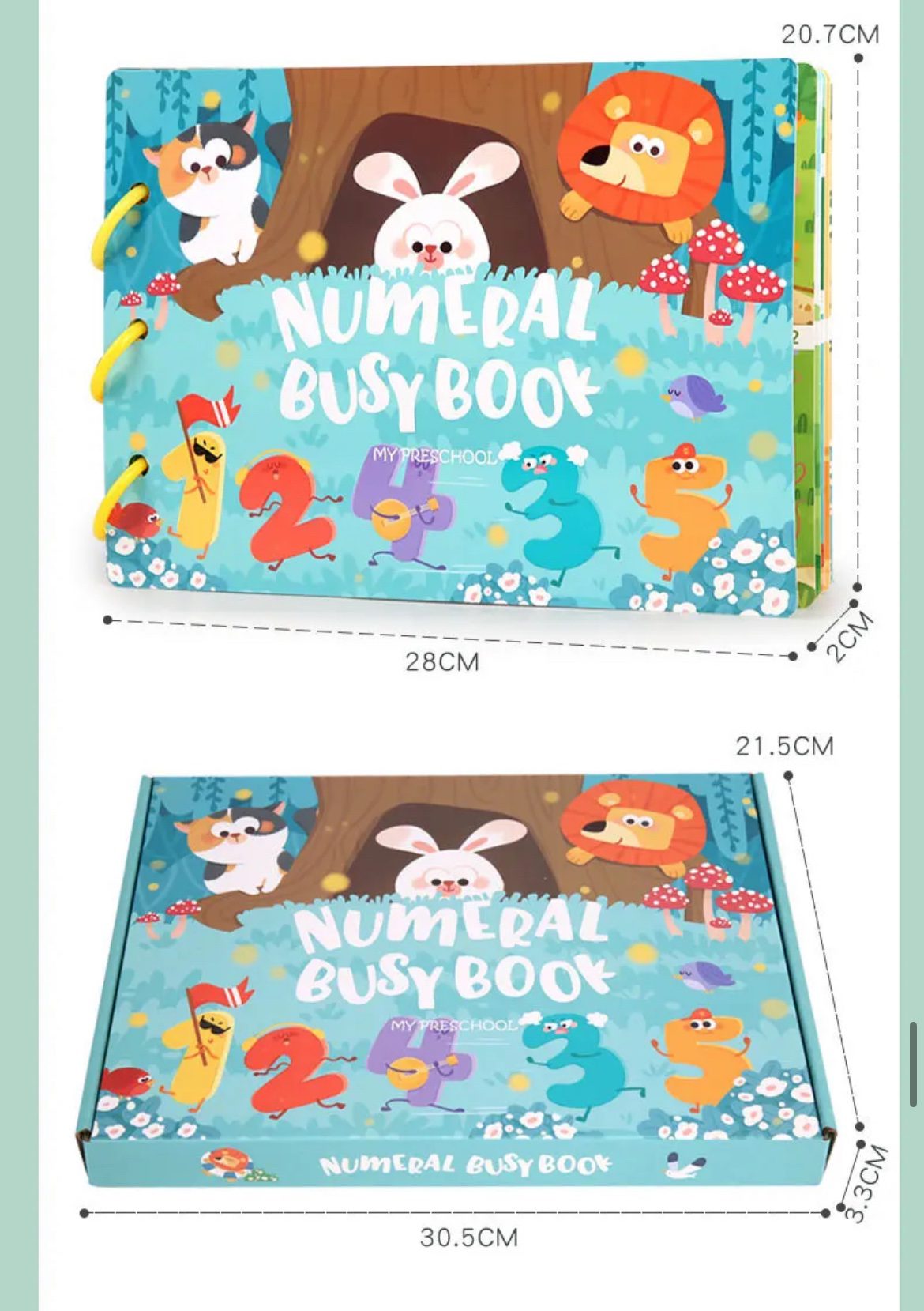 Libro de actividades con números: actividades prácticas de matemáticas y aprendizaje para niños pequeños y preescolares