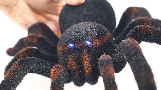 Fidtoy Juguete de Tarántula Araña con Control Remoto – Araña Realista en Movimiento para Niños Mayores de 8 Años