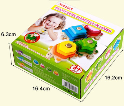 Jouets de motricité fine : Puzzle de formes multiples