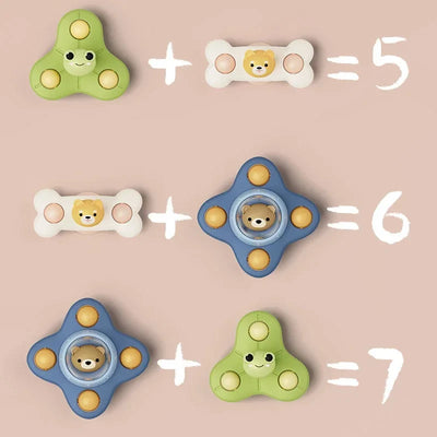 Jouets de bain Bath Spinner™ - Éducatifs et amusants - Jouets de bain Fidget pour bébé
