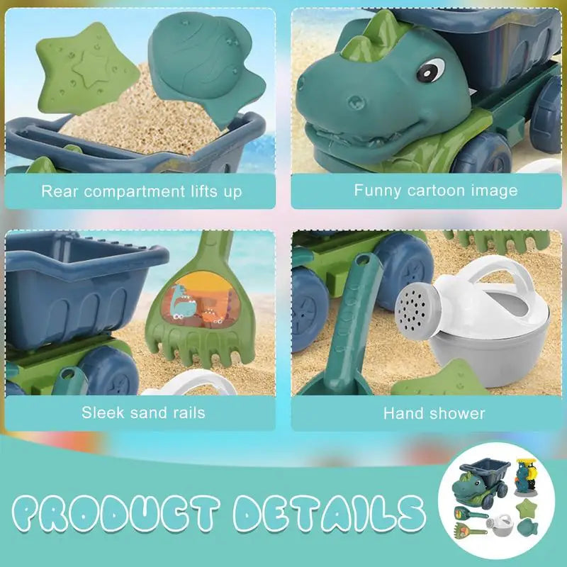 Beach Dino Set™ – Construye tu Castillo – Playa Dinotruck